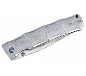 MCUSTA Takeri MC.202G foldekniv 11,5 cm damaskushåndtak 66 lag 2