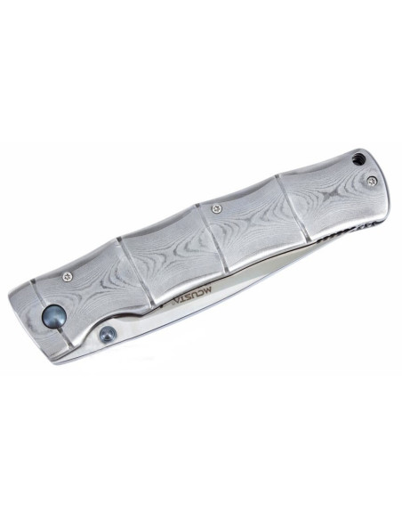 MCUSTA Takeri MC.202G foldekniv 11,5 cm damaskushåndtag 66 lag