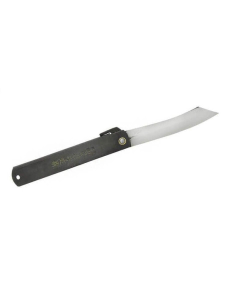 Higonokami 669 fällkniv i kolstål 9,5 cm svart graverat stålhandtag