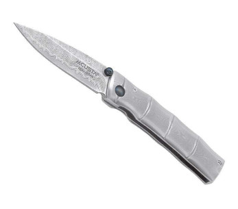MCUSTA Take MC-33D fällkniv damaskus stål 66 lager 9,5cm + slida