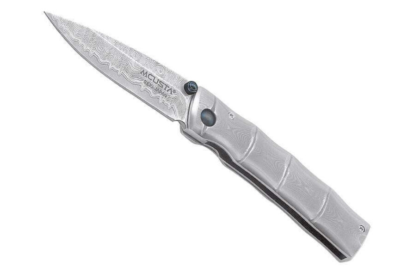 MCUSTA Take MC-33D fällkniv damaskus stål 66 lager 9,5cm + slida