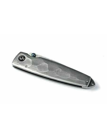 MCUSTA Tsuchi MC-34D Damaskus stål foldekniv 66 lag 10 cm + slire