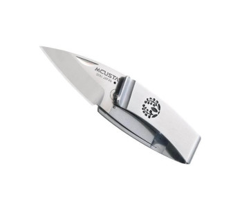 MCUSTA Coltello pieghevole fermasoldi in bambù MC-151 Ebano 9 cm