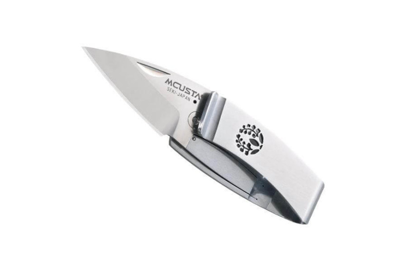 MCUSTA Bamboe Money Clip vouwmes MC-151 ebbenhout 9cm