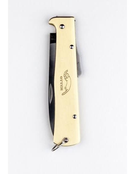 OTTER Mercator foldekniv med blad i rustfrit stål og sort metalhåndtag 11 cm