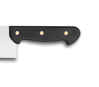 Ostkniv med 2 nitade handtag 32 Dumas Affil svart 40cm 2