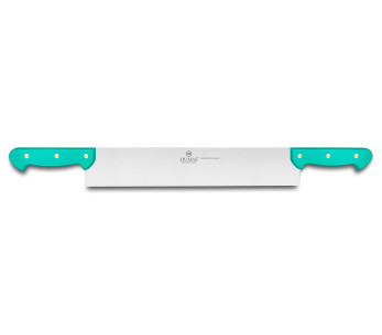 Ostkniv med 2 nitade handtag 32 Dumas Affil grön 35cm