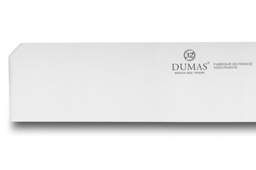 cuchillo para queso 1 mano 3 remaches 32 Dumas Affil negro 28cm