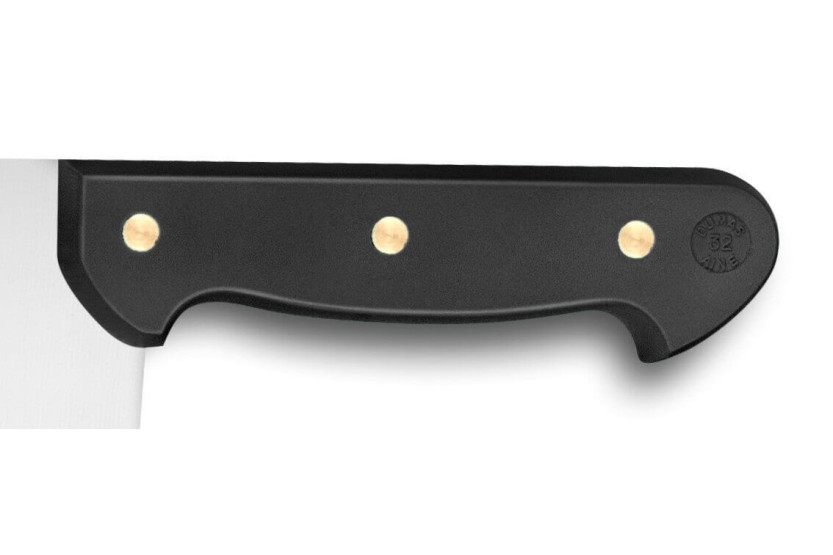 cuchillo para queso 1 mano 3 remaches 32 Dumas Affil negro 28cm