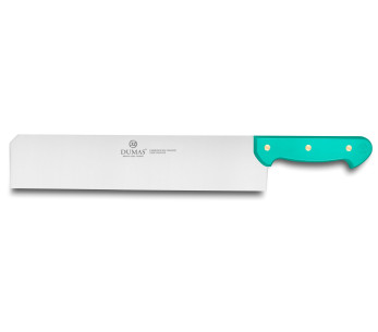 cuchillo para queso 1 mano 3 remaches 32 Dumas Affil verde - 28cm