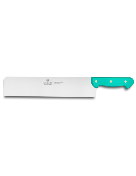 Käsemesser 1 Hand 3 Nieten 32 Dumas Affil grün - 28cm
