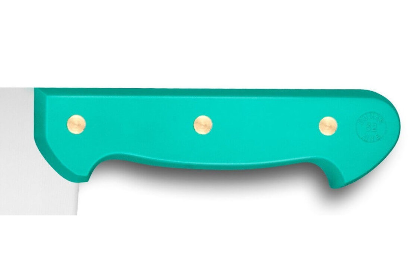 faca para queijo 1 mão 3 rebites 32 Dumas Affil 28cm cabo verde
