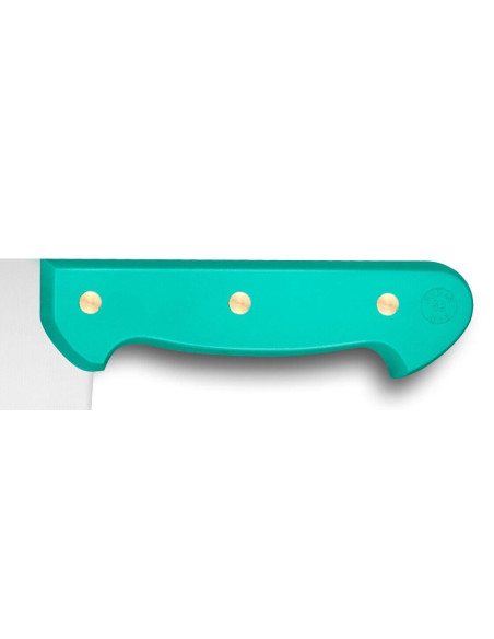 cuchillo para queso 1 mano 3 remaches 32 Dumas Affil 28cm mango verde