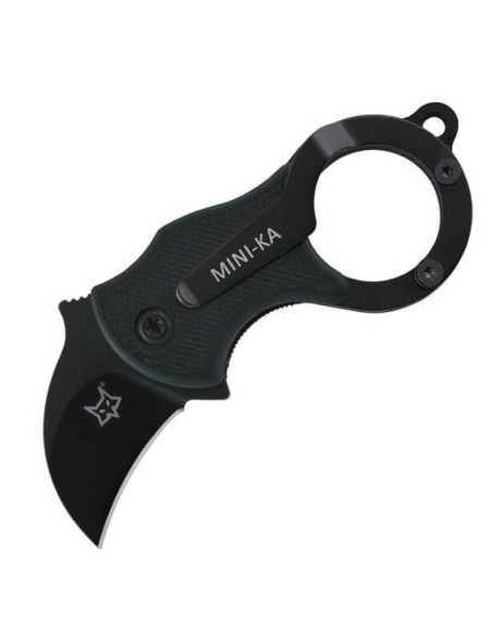 FOX FX.535B mini-ka folding knife 6cm black nylon handle