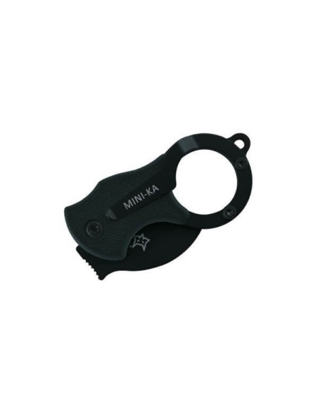 FOX FX.535B mini-ka taittoveitsi 6cm musta nailon kahva
