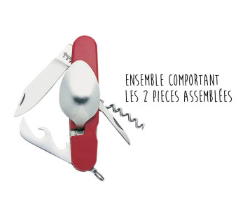 Herbertz Campingbesteckset aus Edelstahl mit Etui 2