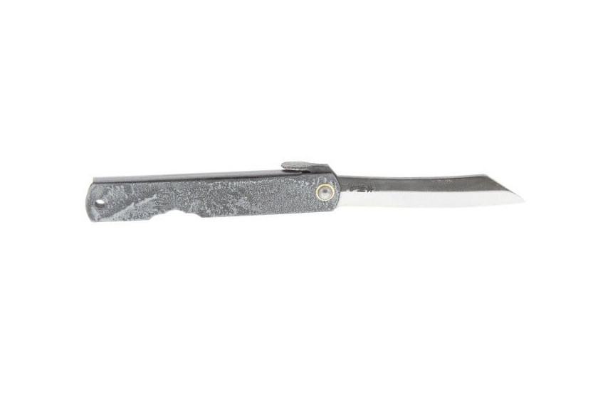 Higonokami 2672 vouwmes koolstofstaal gegraveerd heft 10cm bruin