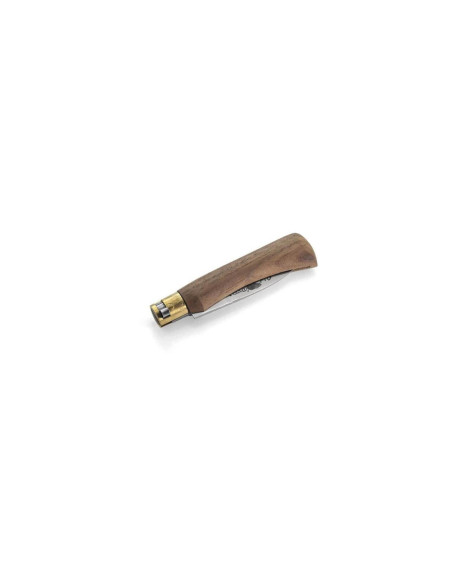 Cuchillo plegable artesanal Oso Viejo mango nogal 11cm