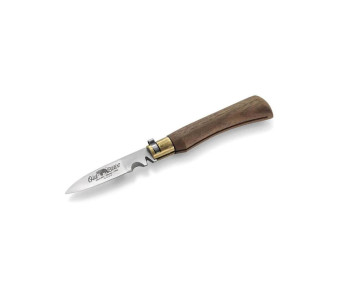 Cuchillo plegable artesanal Oso Viejo mango nogal 11cm