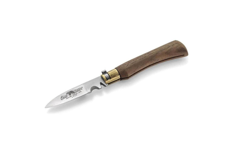 Craft folding knife Old Bear walnut handle 11cm