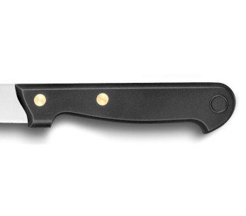 32 Dumas Affil Cuchillo salmón/jamón 30cm con mango 2 remaches y hoja flexible con borde granton 2
