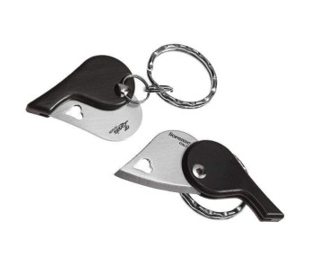 LionSteel LionBeat 4,5cm opvouwbaar hartmes sleutelhanger