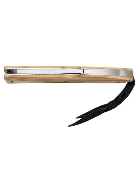 LionSteel Opera foldekniv Damaskus-stål 10 cm håndtag + snøre