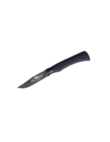Old Bear Total Black laminated ayous wood handle craft knife
