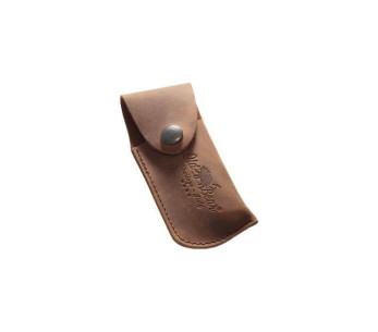 Estuche para cuchillos de cuero marrón Old Bear, modelo pequeño
