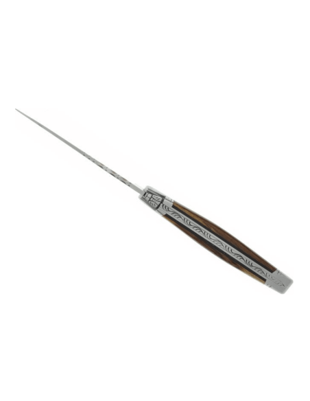 Laguiole vouwmes LE FIDELE Sandvik staal slangenhout handvat 12cm