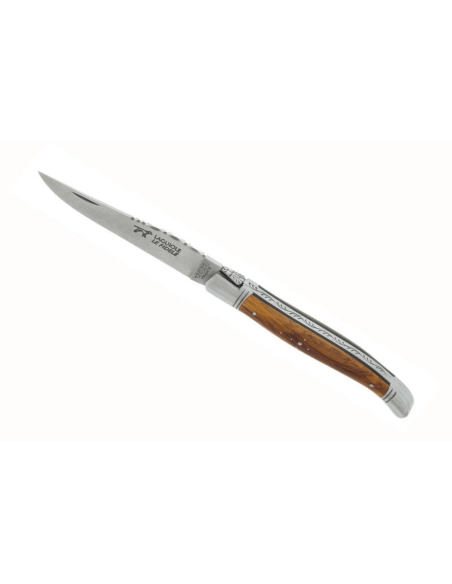 Laguiole LE FIDELE foldekniv Sandvik-stål Pistacietræhåndtag 12 cm