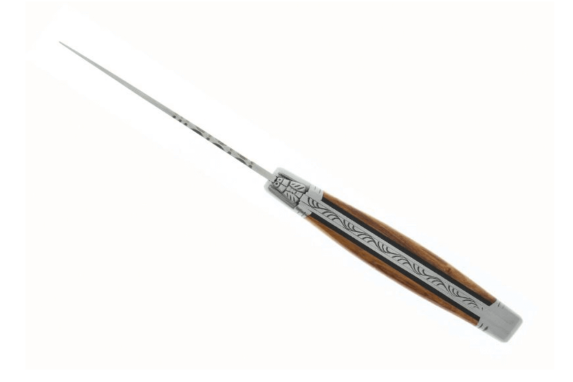 Laguiole LE FIDELE vouwmes Sandvik staal Pistache hout handvat 12cm