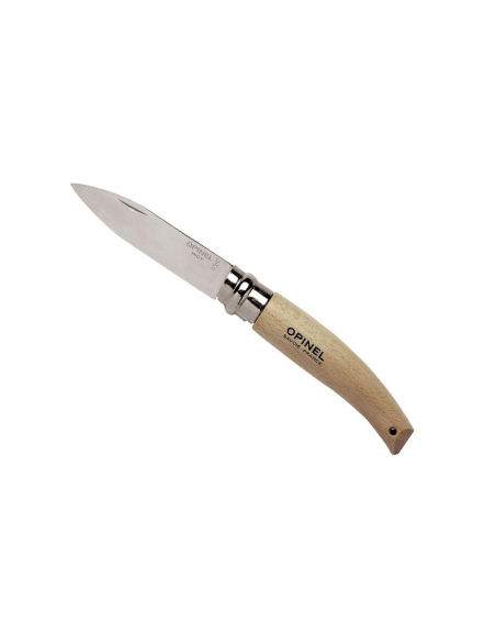 Opinel n°8 VRI tuinmes 8.5cm roestvrijstalen lemmet beukenhouten handvat