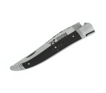 Klappmesser Laguiole LE FIDELE Sandvik-Stahl Griff Ebenholz 12cm 2