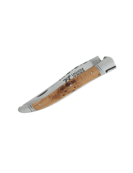 Laguiole folding knife LE FIDELE Sandvik steel juniper wood handle 12cm