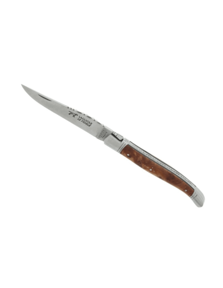 Laguiole fällkniv LE FIDELE Sandvikstål cederträhandtag 12cm