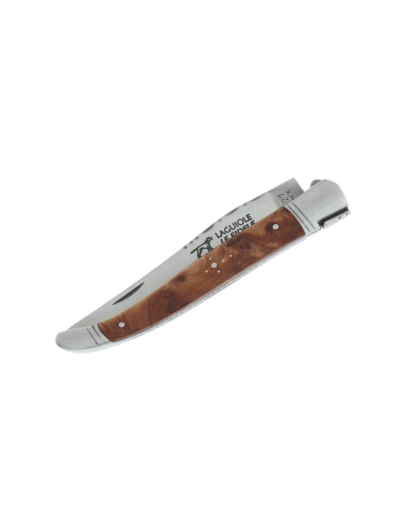 Laguiole folding knife LE FIDELE Sandvik steel cedar wood handle 12cm