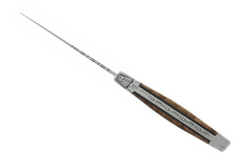 Laguiole LE FIDELE taittoveitsi Sandvik-teräs 12cm setripuinen kahva