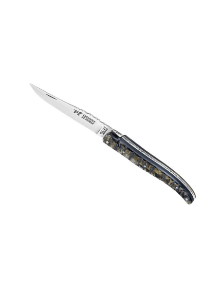 Cuchillo plegable Laguiole LE FIDELE Acero Sandvik Mango de cuerno de carnero 12cm