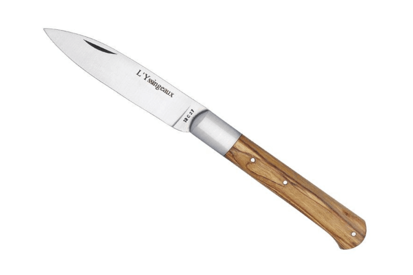 Klappmesser L'Yssingeaux LE FIDELE Sandvik-Stahl Griff Olivenholz 10,5cm