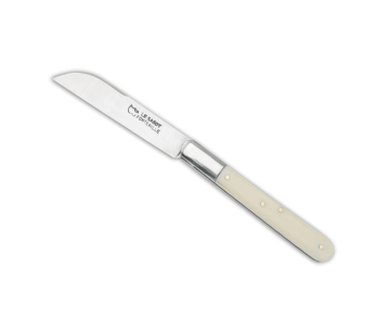AU SABOT Faca dobrável Le Langres aço carbono cabo em marfim rodoide 9cm
