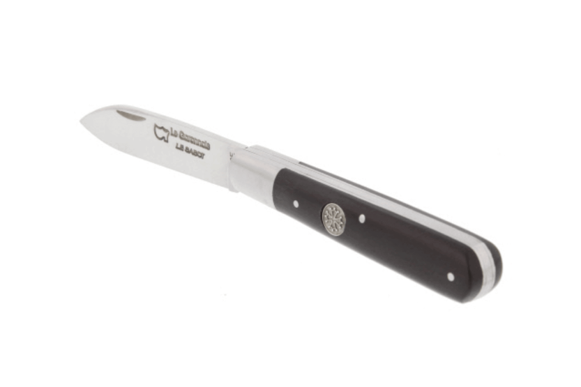 AU SABOT Le Garonnais fällkniv Sandvikstål ebenholtshandtag 10,5 cm