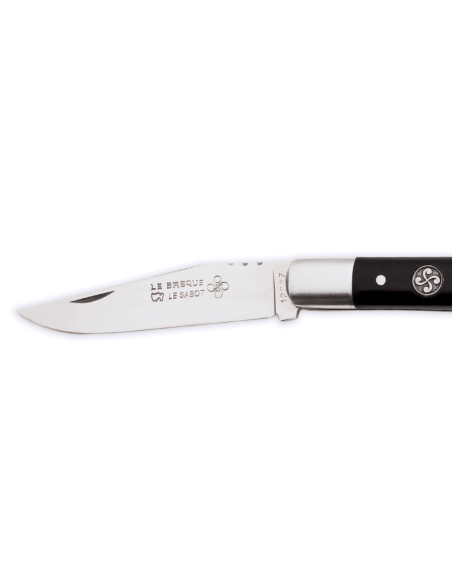 Au Sabot Le Basque foldekniv Sandvik-stål ibenholt håndtag 11cm