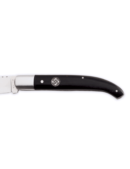 Au Sabot Le Basque vouwmes Sandvik staal ebbenhouten handvat 11cm