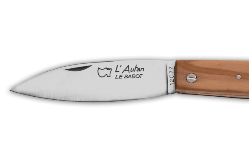 Klappmesser AU SABOT L'Autan Sandvik-Stahl Griff Olivenbaum 11cm
