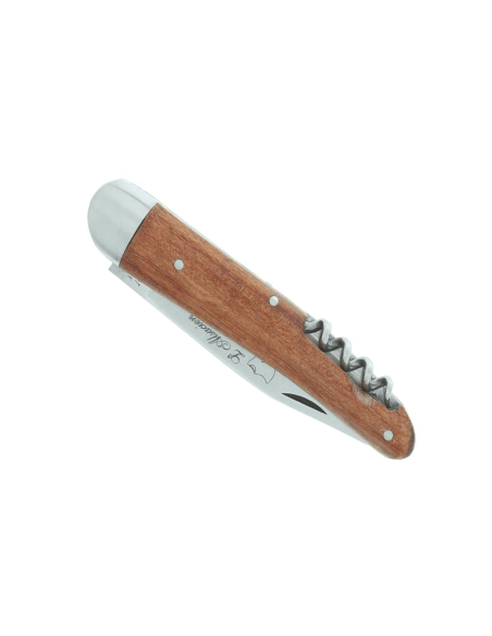 L'Alsacien Au Sabot coltello pieghevole con manico in kotibé 10 cm cavatappi