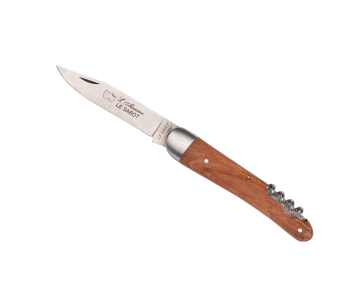 Faca dobrável L'Alsacien Au Sabot com cabo em kotibé Saca-rolhas de 10 cm 2