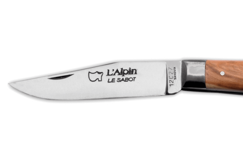 AU SABOT L'Alpin folding knife Sandvik steel juniper handle 10cm