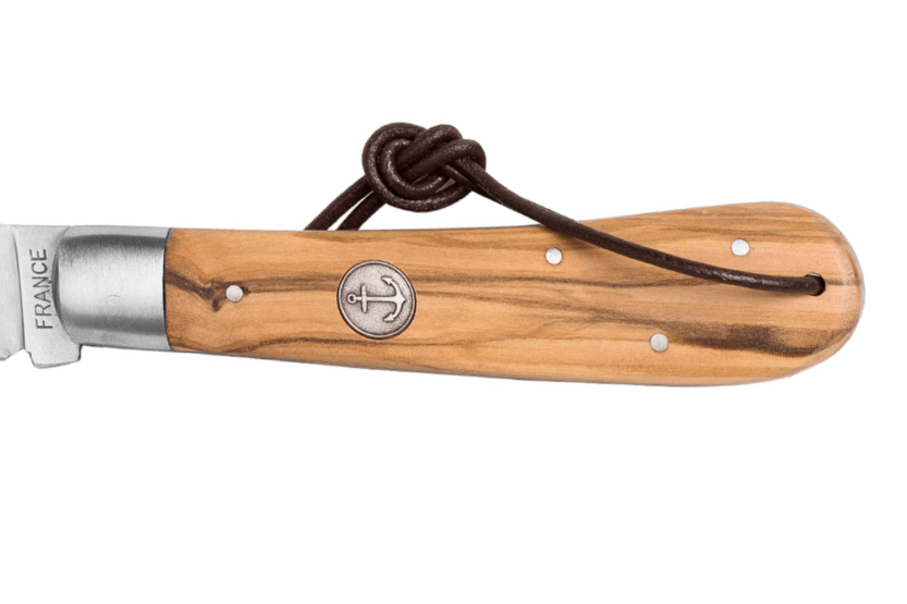 Au Sabot L'Armor fällkniv Sandvikstål olivträhandtag 10,5cm