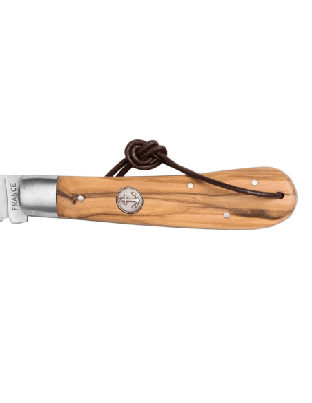 Klappmesser Au Sabot L'Armor Sandvik-Stahl Griff Olivenholz 10,5cm
